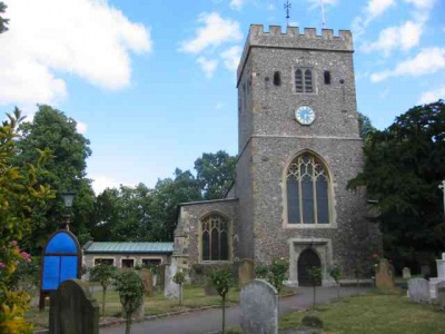 The Falcon Inn - Denham - St Mary's Church
